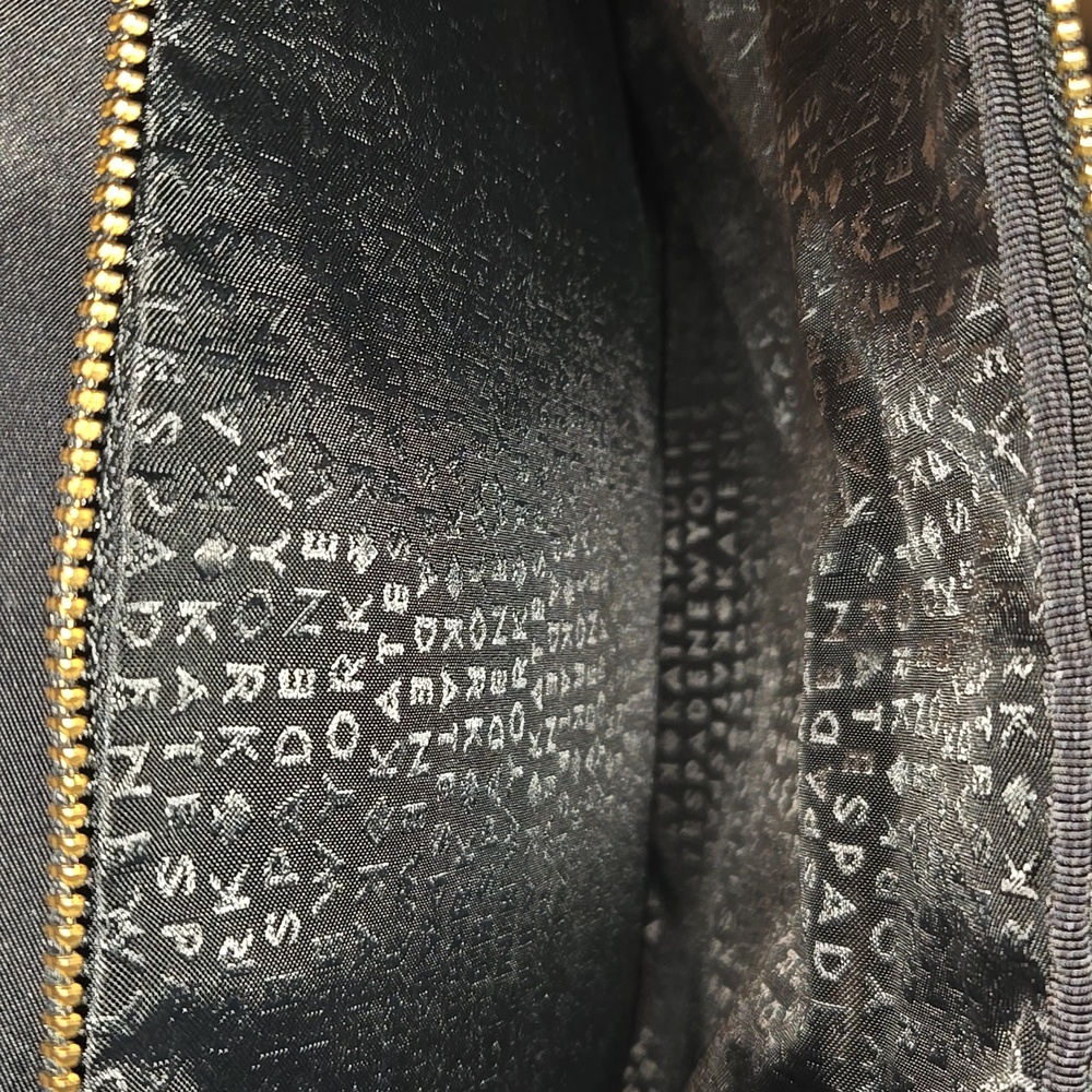 Kate Spade Black Backpack with Gold Accents - Picture 5 of 14